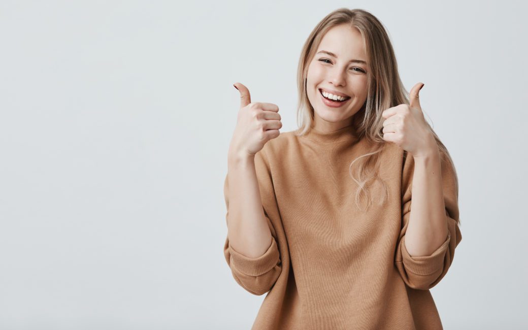 smiling woman